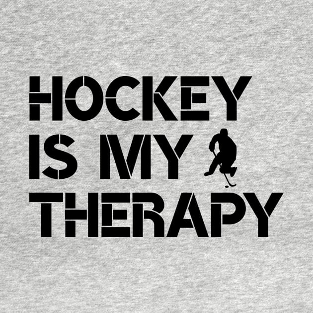 Hockey is my therapy by colorsplash